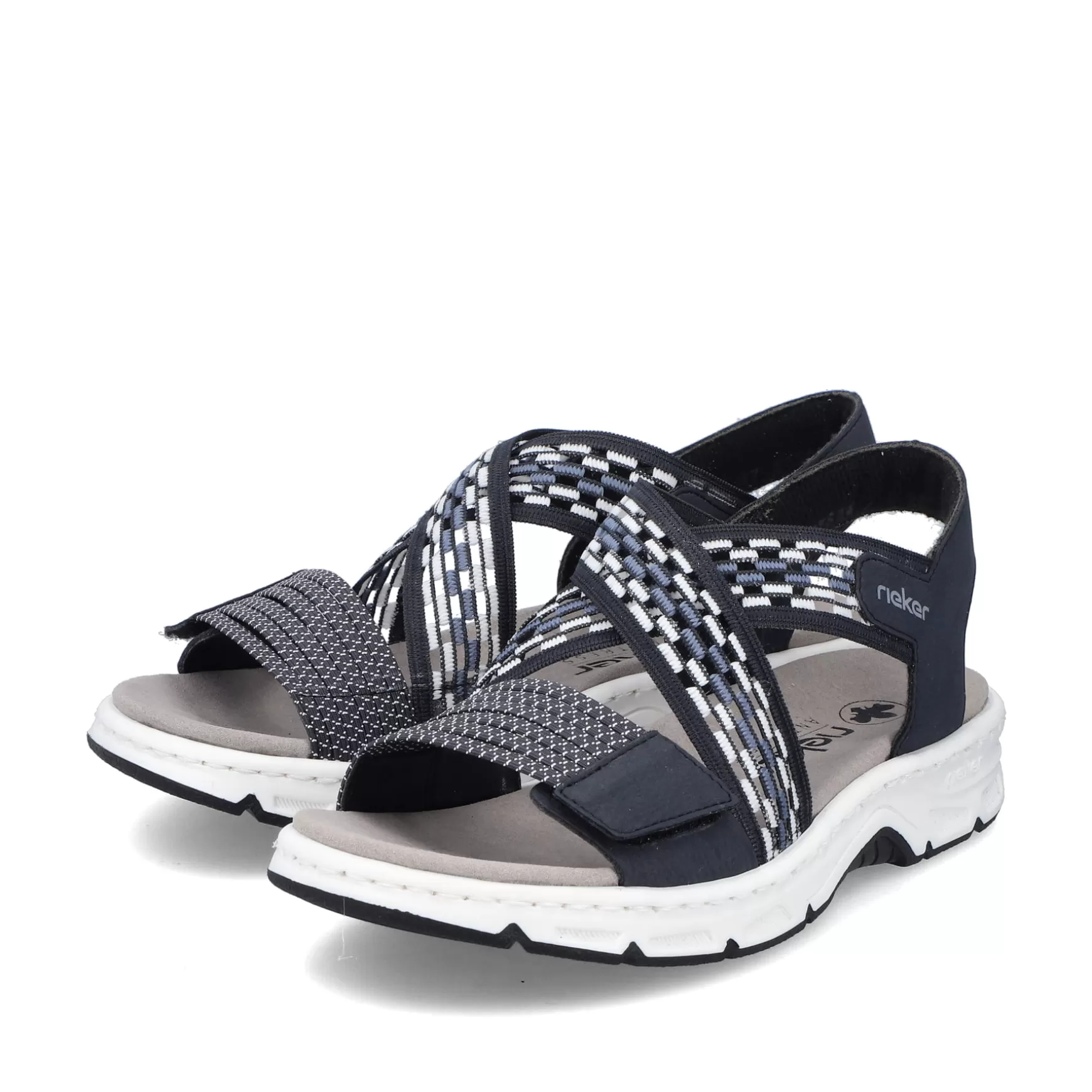 Women'S Trekking Sandals Steel Blue-Rieker Outlet