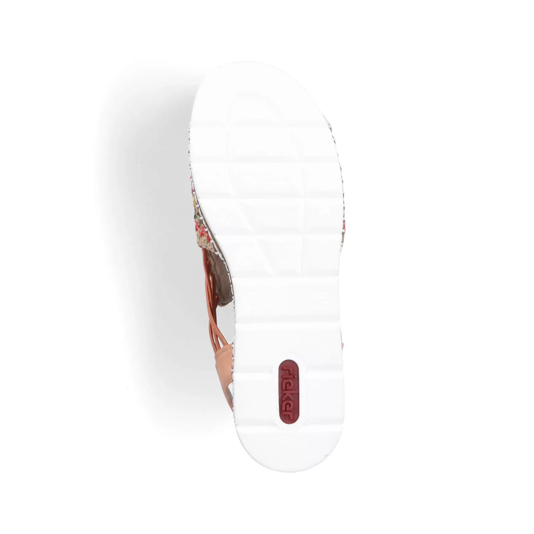 Women'S Wedge Sandals In Multi-Salmon Colors-Rieker Cheap