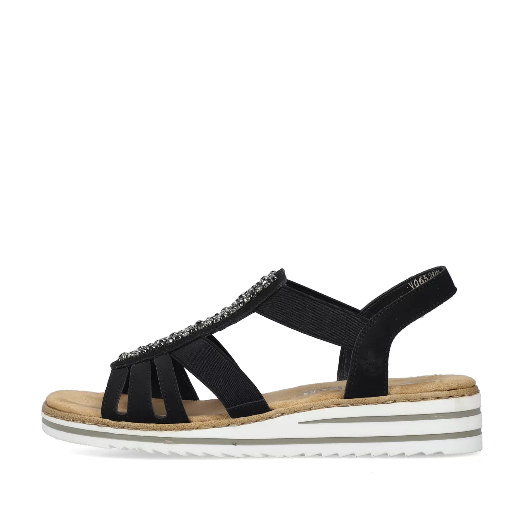 Women'S Wedge Sandals Night Black-Rieker Outlet