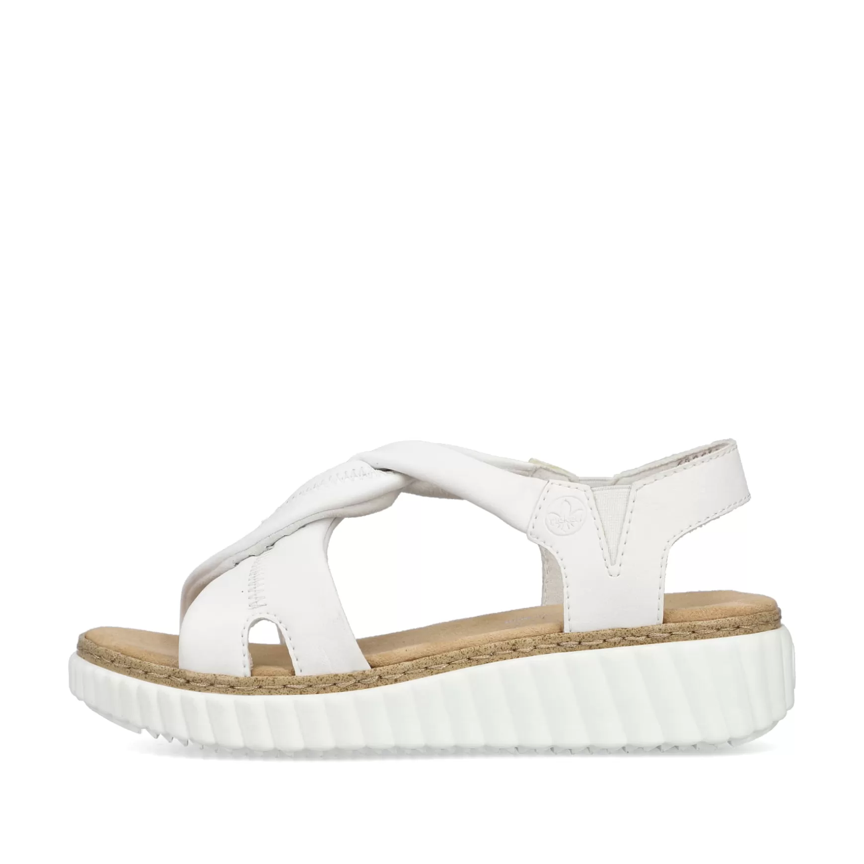 Women'S Wedge Sandals Snow White-Rieker Outlet